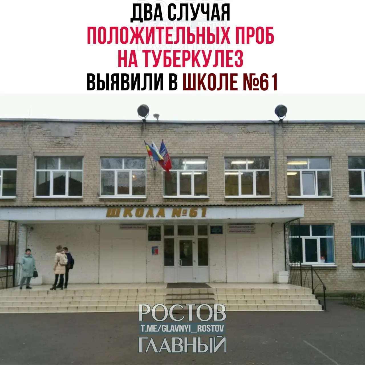 С конца марта 2026 года ученики не посещают школу: двоих школьников направили на дополнительное медицинское обследование после положительных проб Диаскинтеста, сообщили в правительстве Ростовской области.