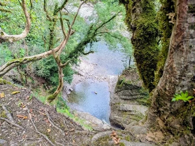 Тело нашли под плитами водоската и завалами веток; спасателям мешали сильное течение и плохая видимость.