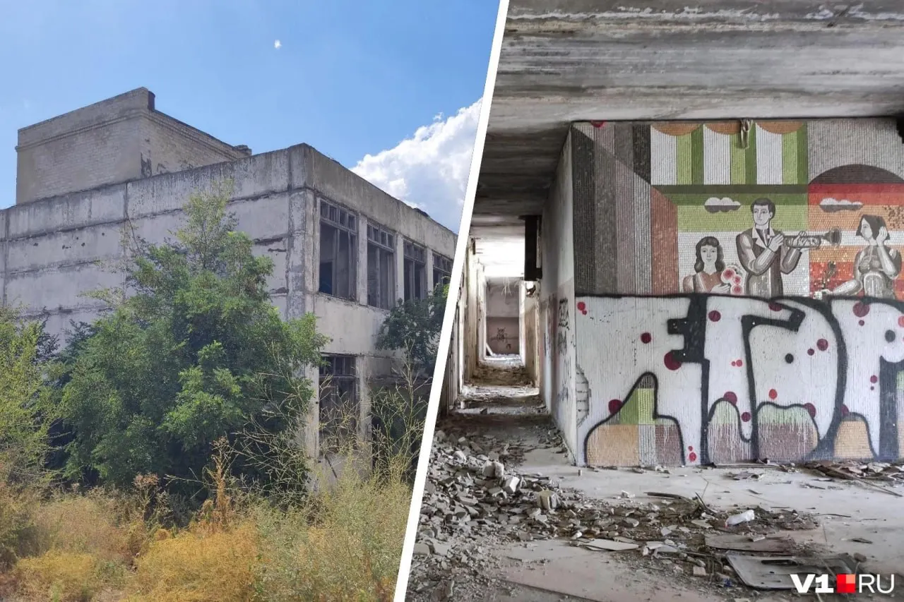 Бывший корпус психлечебницы в Советском районе превратился в притон для сталкеров и подростков; сохранившаяся мозаика известного скульптора постепенно осыпается и гибнет вместе со зданием.