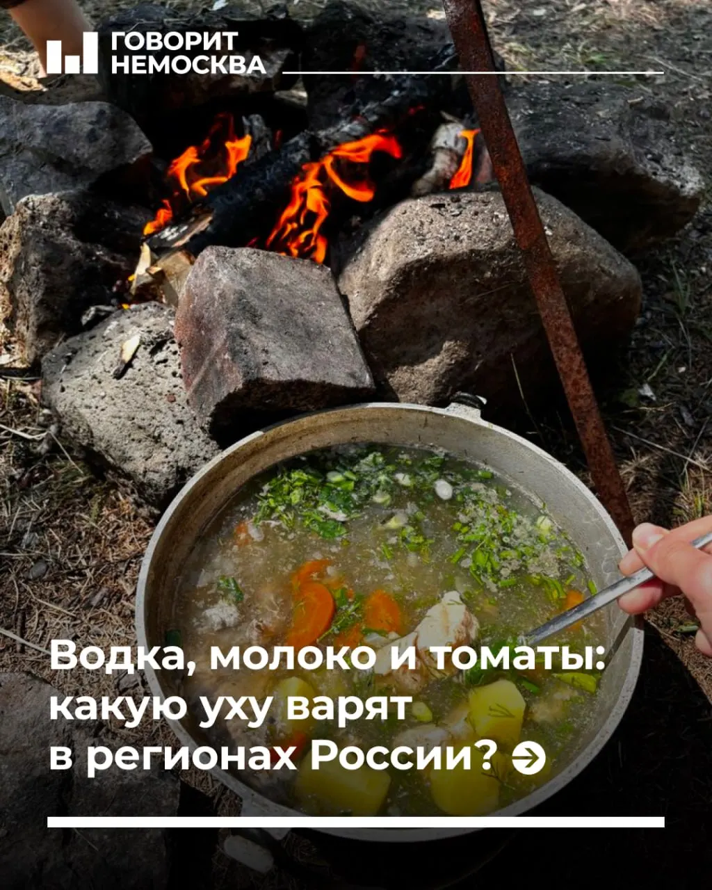 К 12 июля — Дню рыбака — короткий обзор региональных вариантов ухи: от молока и сливок до томатов и ритуалов с поленом и стопкой водки.