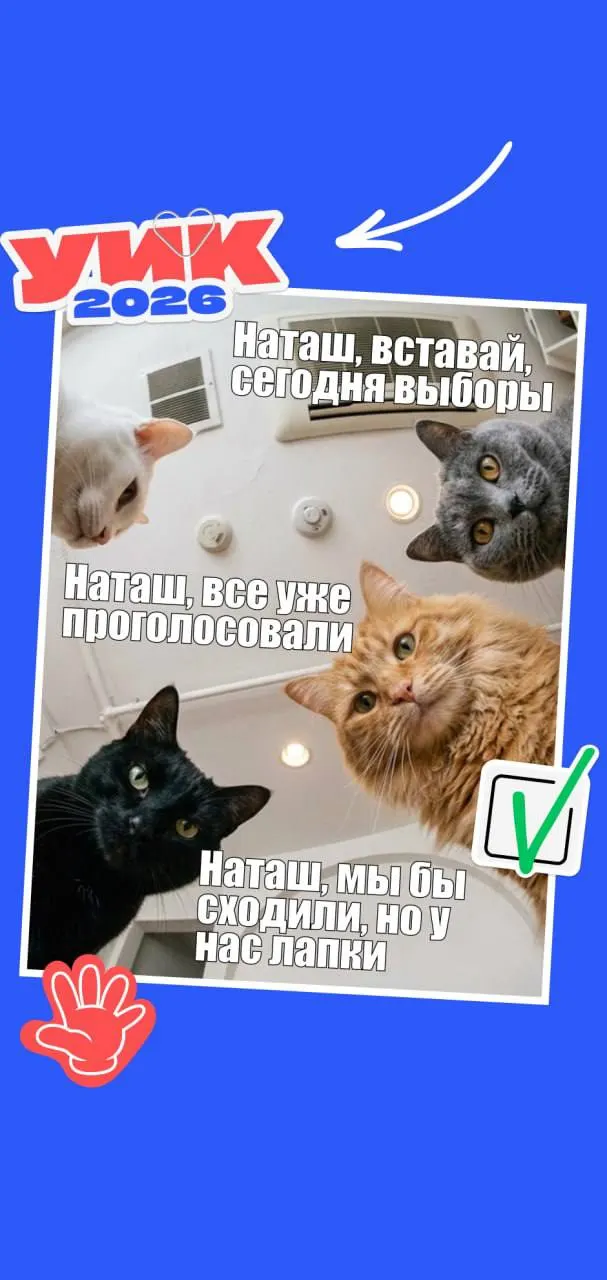 С 18 по 20 сентября 2026 года в России пройдут выборы всех уровней. Кратко о том, кто может голосовать, что взять с собой и немного лёгкого настроения перед походом на участки.
