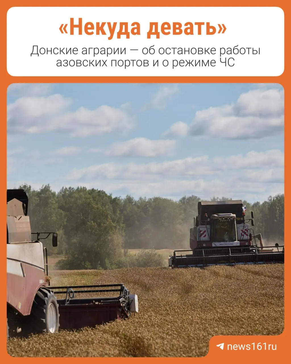 Из-за сбоев в логистике портов Азовского моря регион ищет альтернативные маршруты экспорта будущего урожая.