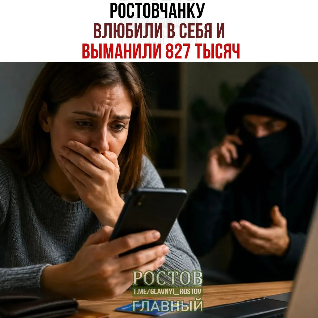 Жительницу Ростова-на-Дону заманили в мошенническую схему по инвестициям в криптовалюту, затем применили давление со стороны «юристов» и службы безопасности банка. В итоге потеря составила 827 тысяч рублей, после чего пострадавшая обратилась в полицию.