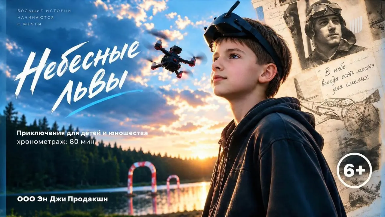 Фильм рассказывает о шестикласснике, участвующем в школьном конкурсе по управлению дроном. Общий бюджет картины — 72 млн руб., часть финансирования планируется из бюджета. В образовательной сфере России продолжают развивать беспилотники.