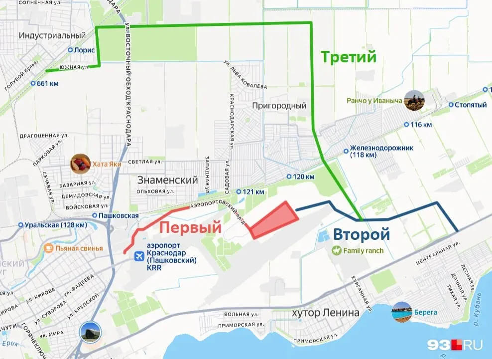 К новому терминалу Краснодара создадут три подъезда; первый уже ремонтируется за счёт городского и краевого бюджетов, за два остальных отвечают краевые власти. Проезд до аэропорта останется бесплатным, но часть маршрута может стать платной; строительство пока не началось.