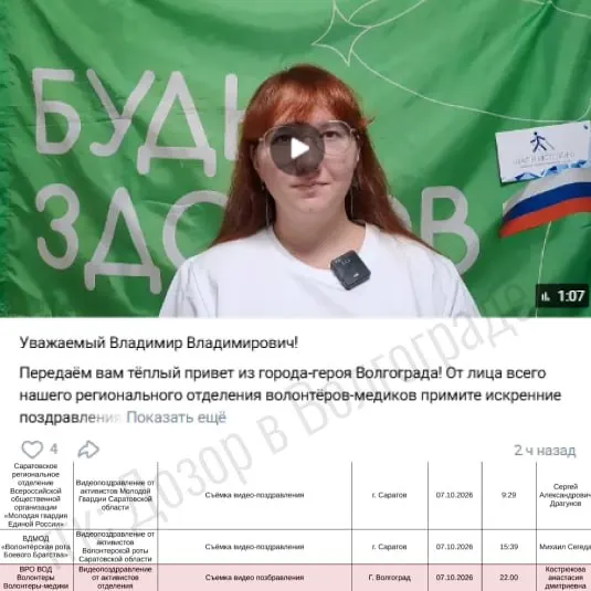 В нескольких регионах округа запущена масштабная кампания поздравлений к предстоящим праздникам, Волгоградская область пока публикует меньше материалов по сравнению с соседями.