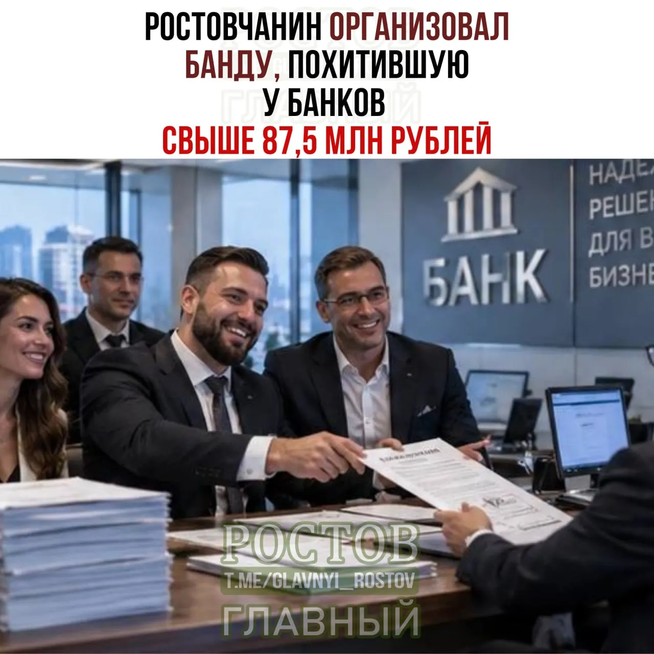 В Ростовской области преступная группировка из 20 человек похитила у банков более 87,5 млн рублей, используя фиктивные документы и схемы подмены платежей.
