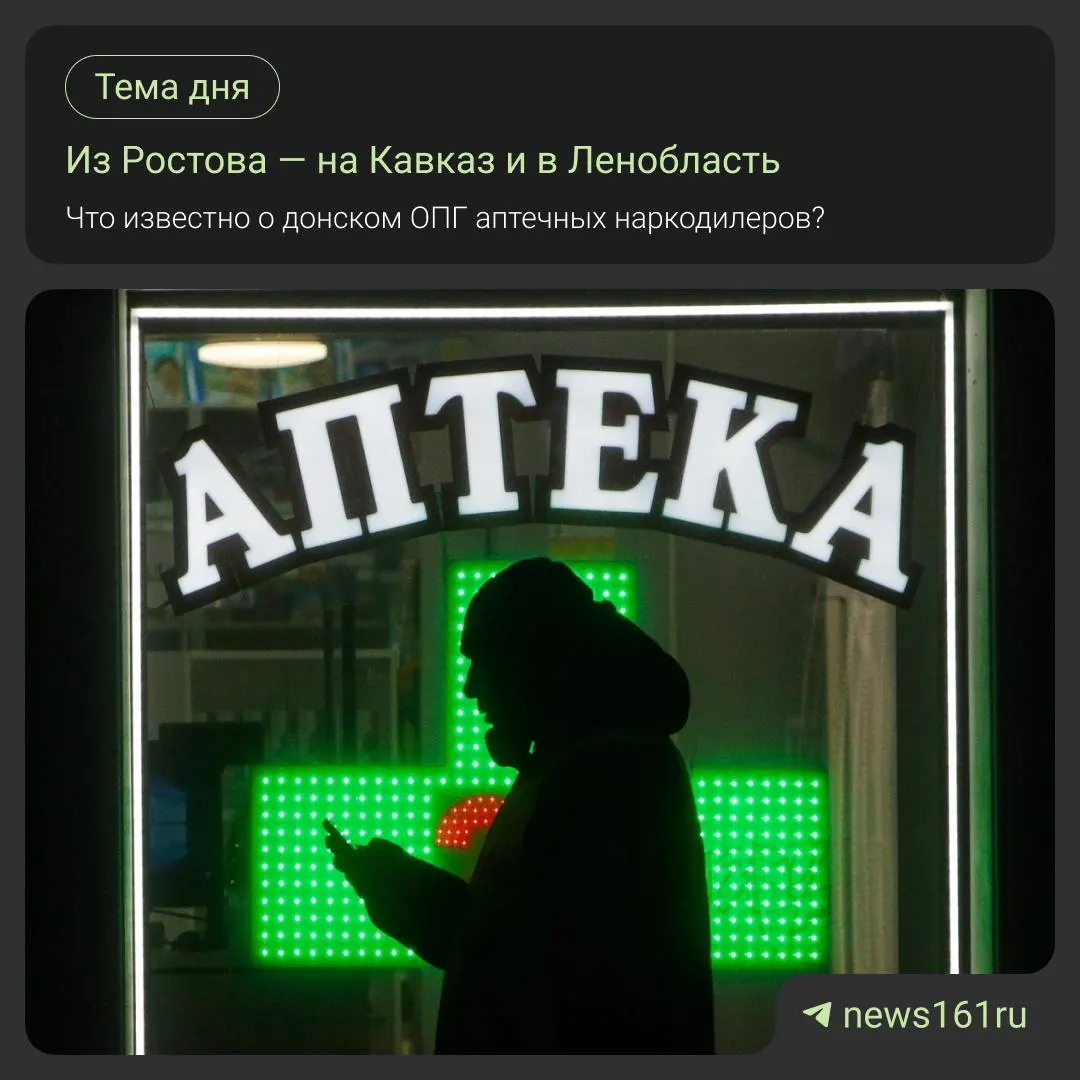 В Ростовской области аптеки продавали сильнодействующие препараты без рецептов. Пять подозреваемых обвиняются в создании преступной группы; суд заключил их под стражу.